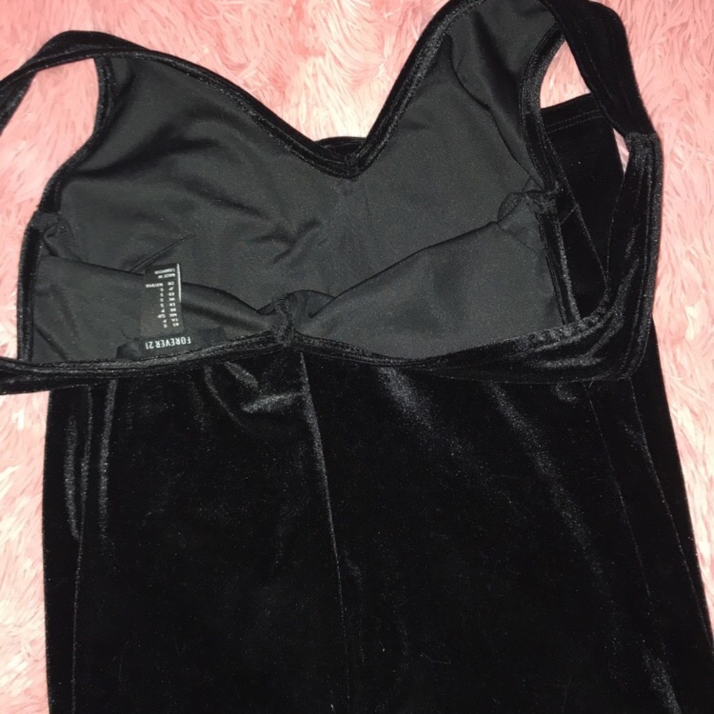 Black Velvet Tank Dress